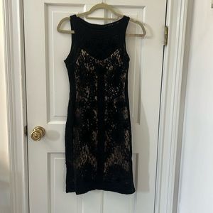 Sue Wong Black Lace Dress